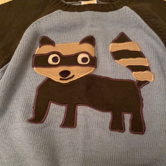 NWT Gymboree boys size2 raccoon sweater & hoodie - Picture 3 of 8